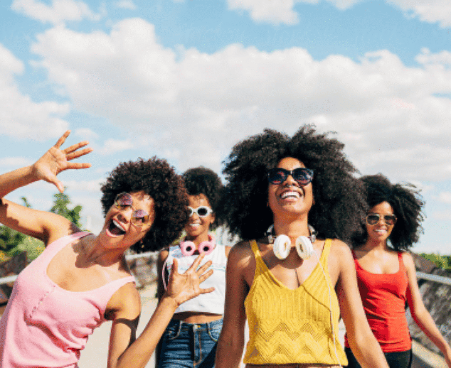 Girls in Kenya Having Fun